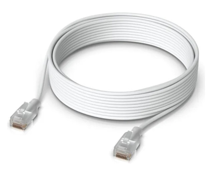 Kabel komputerowy Ubiquiti UACC-Cable-Patch-EL-8m-W  LAN Etherlighting Cat.6 8m
